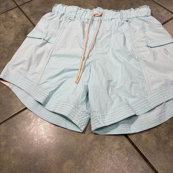 FP Movement by Free People Blue In The Wild Hiking Utility Shorts Sz M Gorpcore - Picture 5 of 9